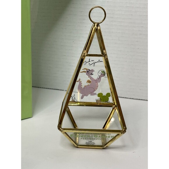 Figment Glass Terrarium Disney Parks EPCOT International Flower Garden Festival - Picture 4 of 5